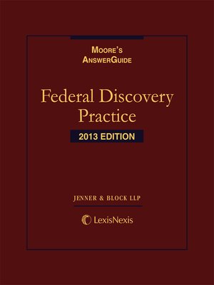 cover image of Federal Discovery Practice